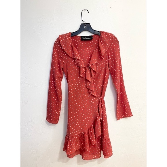 Realisation Par The Alexandra Mini Dress Red Star - Picture 2 of 5